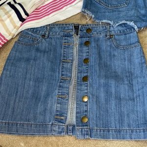 Jean skirt